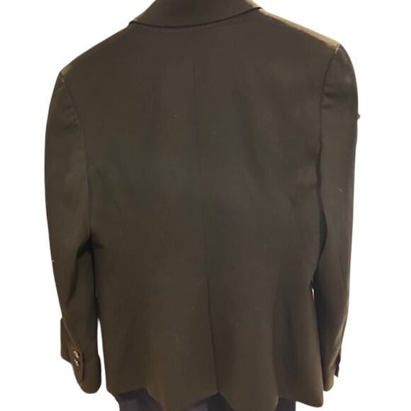 THEORY Black 3 Button Blazer Wool Business Casual Stretch Classic Jacket Size 12 - Picture 3 of 8